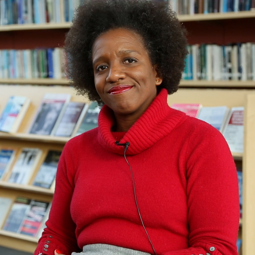 Video still of Odette Casamayor-Cisneros