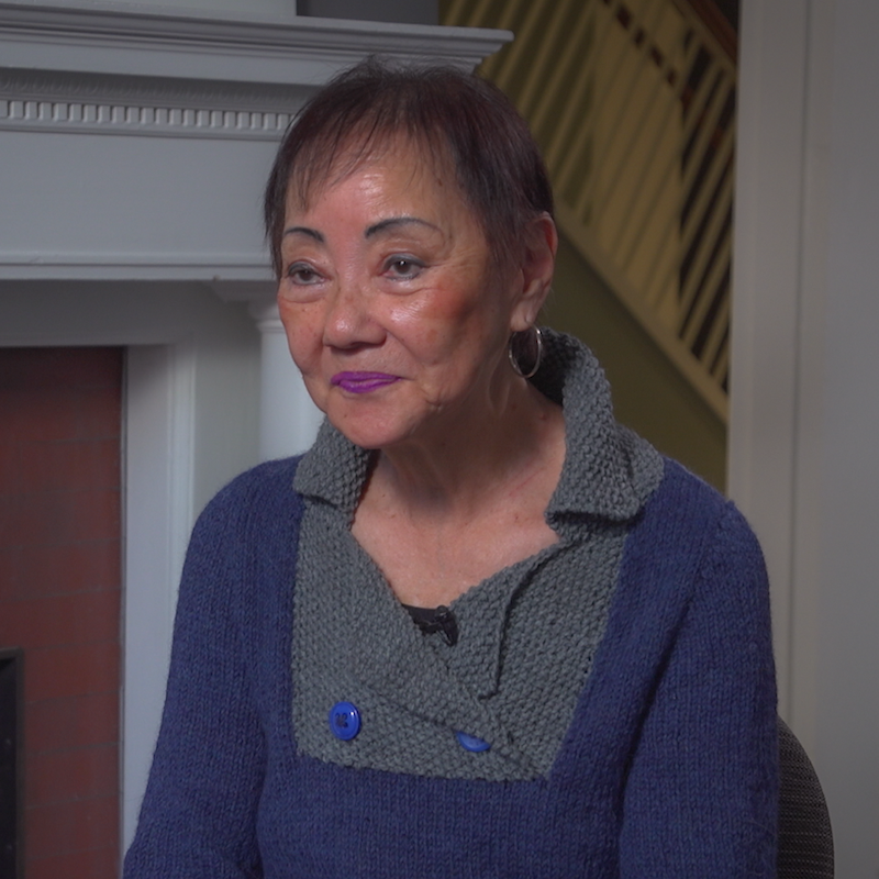 A head shot of Evelyn Hu-Dehart as she appears in a Choices Program video.